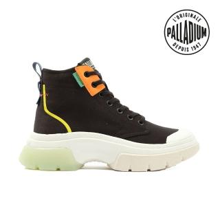 【Palladium】PALLAWAVE MID METRO有機棉靴-女-黑(98576-008)