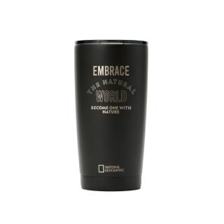 【國家地理服飾官方旗艦】經典 TIDY TUMBLER保溫杯600ml-黑色/灰色/綠色(可保溫/保冷)