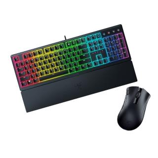 【Razer 雷蛇】鍵盤滑鼠組★Ornata V3 雨林狼蛛 V3鍵盤+DeathAdder V2 X HyperSpeed滑鼠(魔物獵人適用)