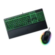 【Razer 雷蛇】Basilisk V3 巴塞利斯蛇有線電競滑鼠組★Ornata V3 X 雨林狼蛛 V3 X中文有線鍵盤