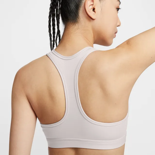 【NIKE 耐吉】運動內衣 女款 中度支撐 AS W NK SWSH MED SPT BRA 白 DX6822-020