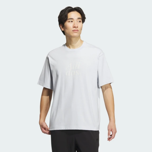 adidas 愛迪達 上衣 男款 短袖上衣 運動 ST FL GFX TEE 灰藍 IT3926