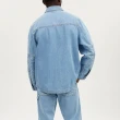 【COACH蔻馳官方直營】丹寧襯衫外套-淺靛藍色(CM799)