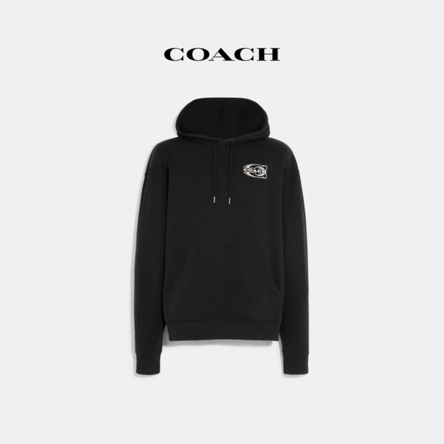 【COACH官方直營】GRADIENT經典Logo連帽衫-純黑色(CE334)