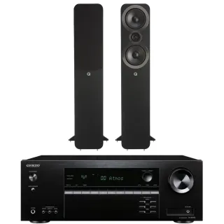 【ONKYO】擴大機TX-SR393+Qacoustics3050i音響劇院組