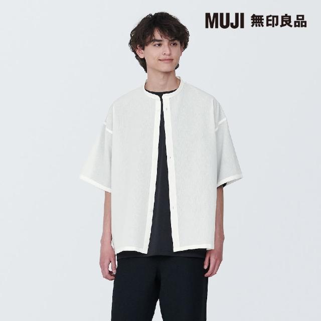 【MUJI 無印良品】MUJI Labo聚酯纖維透氣抗污短袖襯衫(共3色)