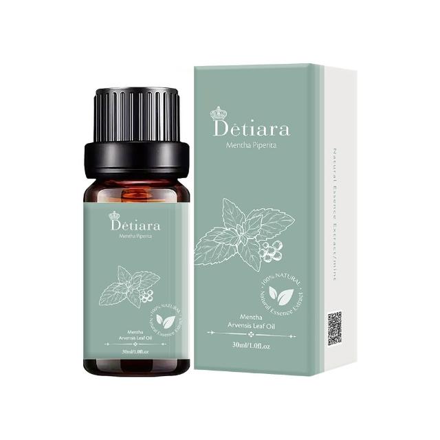 【妍選洋行】Detiara 100%天然香氛晶萃 歐薄荷精油30ml*1瓶(歐薄荷精油)