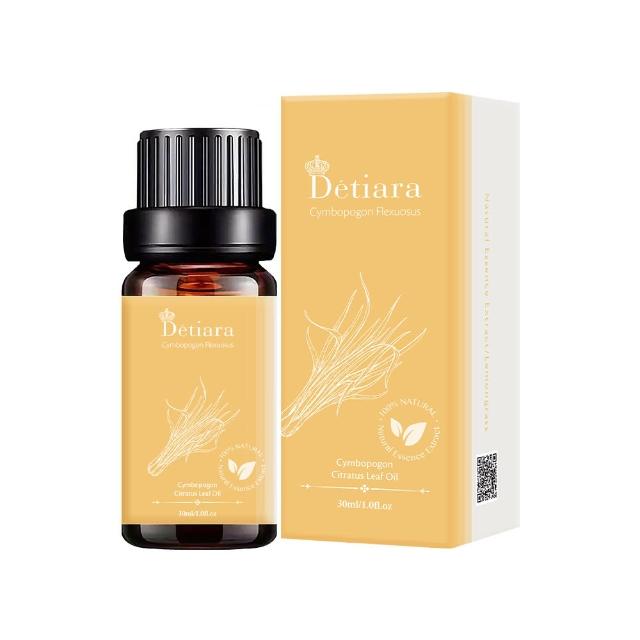 【妍選洋行】Detiara 100%天然香氛晶萃 檸檬草精油30ml*1瓶(檸檬草精油)