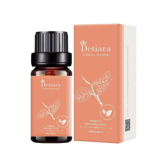 【妍選洋行】Detiara 100%天然香氛晶萃澳洲茶樹精油30ml*1瓶(澳洲茶樹)