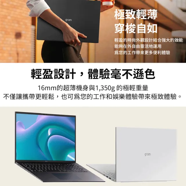 【LG 樂金】17吋Ultra5輕薄AI筆電(17Z90S-G.AA54C2/Ultra5-125H/16G/512G SSD/W11/EVO/冰雪白)