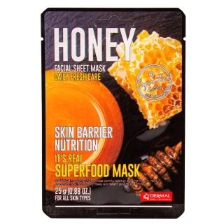 【DERMAL 德瑪】Superfood系列-蜂蜜滋潤緊緻面膜-30入(韓國人氣面膜)