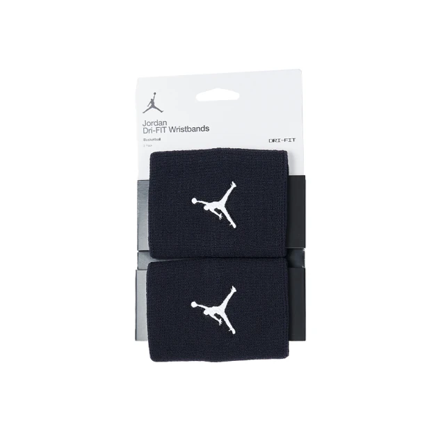 NIKE 耐吉 Jordan DRI-FIT 黑白 單色腕帶 運動 休閒 腕帶 JKN01010OS