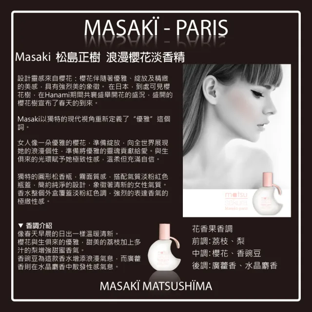 【Masaki PARIS 松島正樹】福利品-女性淡香精 10ml-包裝瑕疵品任選(專櫃公司貨)