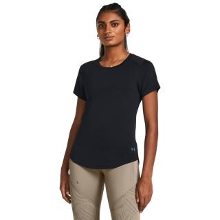 【UNDER ARMOUR】UA 女 Rush Vent 短袖T-Shirt_1383638-001(黑色)