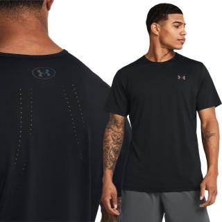 【UNDER ARMOUR】UA 男 Rush Vent 短袖T-Shirt_1383668-001(黑色)