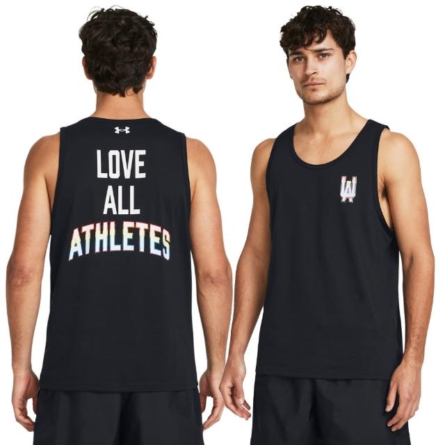 【UNDER ARMOUR】UA 男 PRIDE 背心_1382882-001(黑色)