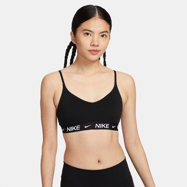 【NIKE 耐吉】背心 女款 運動背心 慢跑 輕度支撐 AS W NK DF INDY LGT SPT BRA 黑 FD1063-011