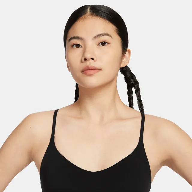 【NIKE 耐吉】背心 女款 運動背心 慢跑 輕度支撐 AS W NK DF INDY LGT SPT BRA 黑 FD1063-011