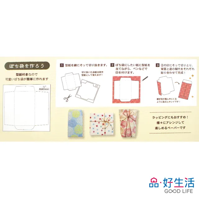 【GOOD LIFE 品好生活】日本製 和風設計圖紙（36枚入）(日本直送 均一價)