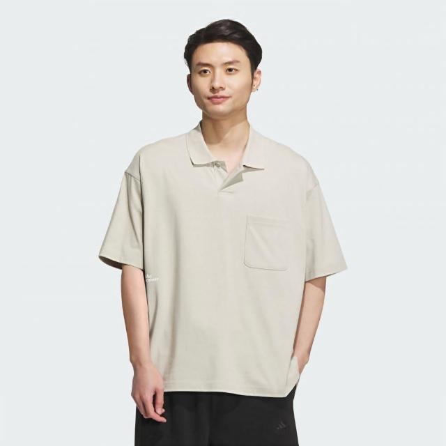 【adidas 愛迪達】上衣 男款 短袖上衣 運動 POLO衫 ST FL LOOS POLO 卡其 IT3933(S2612)