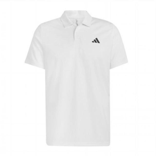 【adidas 愛迪達】上衣 男款 短袖上衣 POLO衫 運動 H.RDY POLO 白 HT7182(S2603)