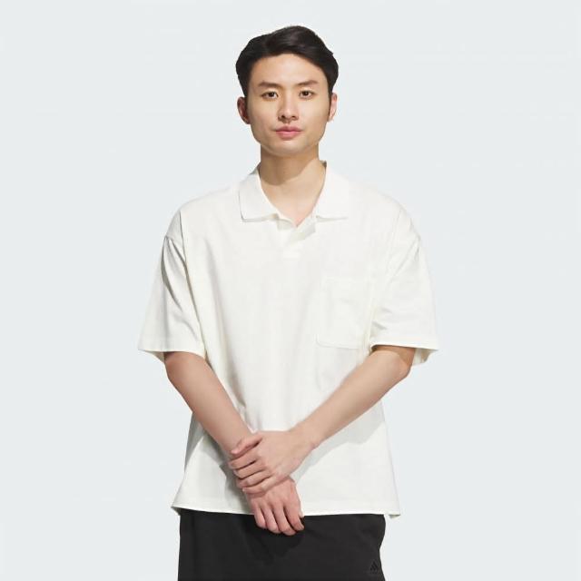 【adidas 愛迪達】上衣 男款 短袖上衣 運動 POLO衫 ST FL LOOS POLO 白 IT3932(S2611)