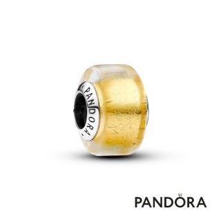 【Pandora 官方直營】小巧燦金 Murano 琉璃串飾