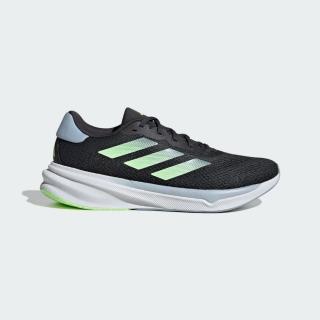 【adidas 愛迪達】慢跑鞋 男鞋 運動鞋 緩震 SUPERNOVA STRIDE M 黑綠 IG8315(8689)