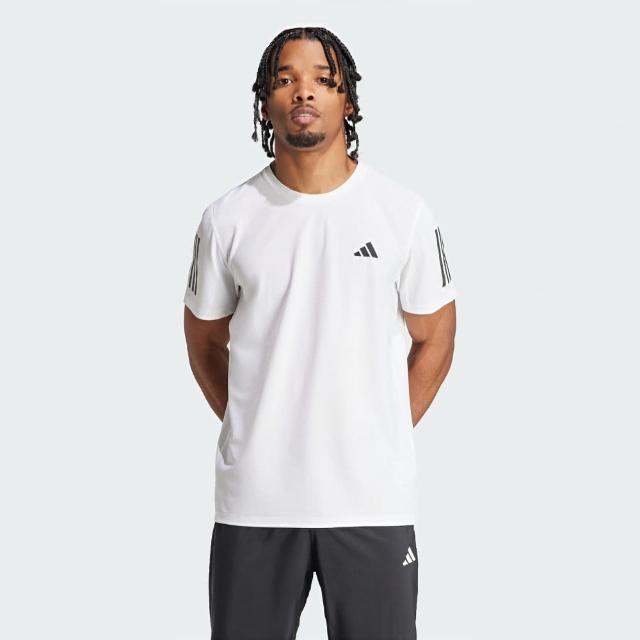 【adidas 愛迪達】上衣 男款 短袖上衣 運動 OTR B TEE 白 IK7436(S2582)