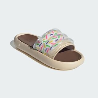 【adidas 愛迪達】拖鞋 女鞋 運動 充氣 ADILETTE ZPLAASH 拖鞋 卡其 IE5767