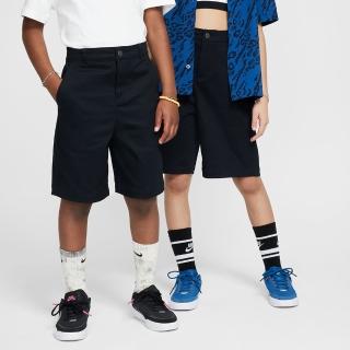 【NIKE 耐吉】短褲 童裝 大童 男童 運動褲 K SB CHINO SHORT 黑 FN9217-010