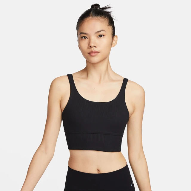 NIKE 耐吉 運動內衣 女款 輕度支撐 AS W NK ALATE SOLO RIB BRA 黑 FZ6508-010