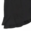 【ILEY 伊蕾】俏麗甜美感雙層蛋糕短裙(黑色；M-L；1242012060)