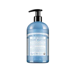 【Dr.Bronner’s 布朗博士】溫和嬰兒呵護沐浴露24oz/710ml 4 in 1 蜜糖沐浴露