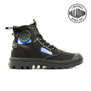 【Palladium】PAMPA HI RE-CRAFT有機再生帆布靴-中性-永夜黑(77220-005)