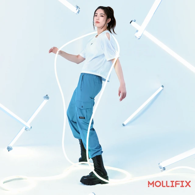 【Mollifix 瑪莉菲絲】林思宇_宇宙推薦_多功能口袋彈力運動長褲、瑜珈服、Legging(3色任選)