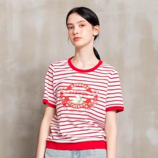 【perng yuh 芃諭名品】*亮活時尚 彈力 條紋Ｔ恤(2024 SS Collection｜3A春夏 優惠系列)