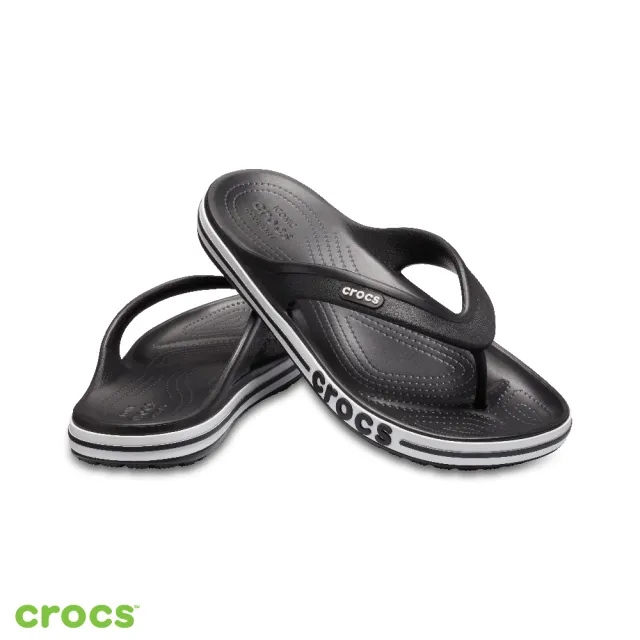 【Crocs】中性鞋 貝雅卡人字拖(205393-066)