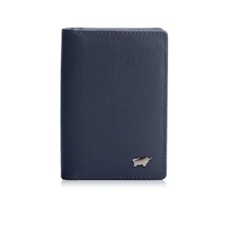 【BRAUN BUFFEL 德國小金牛】HOMME-M 4卡名片夾-深藍(BF306-402-MAR) 送禮推薦
