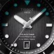 【TISSOT 天梭】Seastar 海星系列潛水錶 機械錶 中性錶 送行動電源 畢業禮物(T1208071105100)