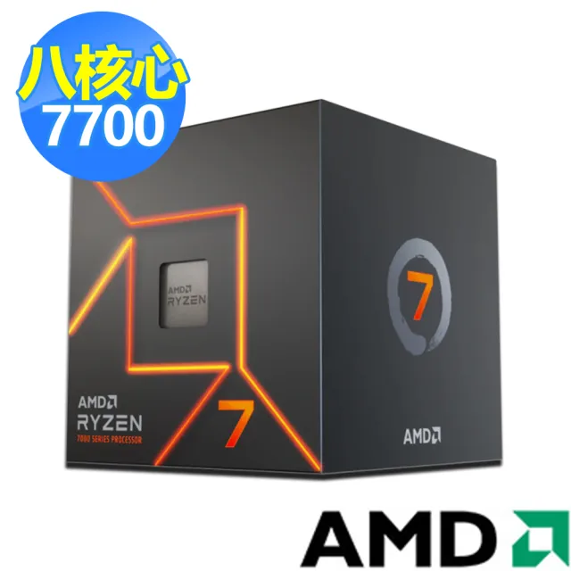 【ASUS 華碩】M+U組合★ROG STRIX X670E-F GAMING WIF主機板+AMD R7-7700 CPU(C+M)