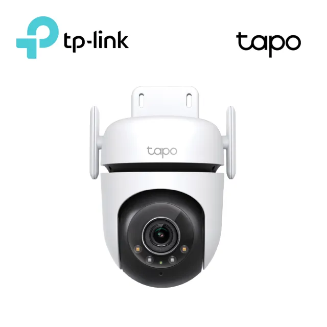 (128G記憶卡組)【TP-Link】Tapo C520WS 真2K 400萬畫素AI旋轉戶外無線網路攝影機 IP CAM(全彩夜視/IP66防水