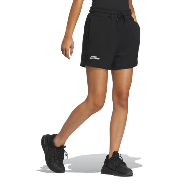 adidas 愛迪達 運動短褲 LOUNGE KN SHORT 女 - IM8865