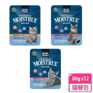 【Nutriplan韓國金日鱔】營養主食餐包80g 12入組(幼貓/成貓/老貓)