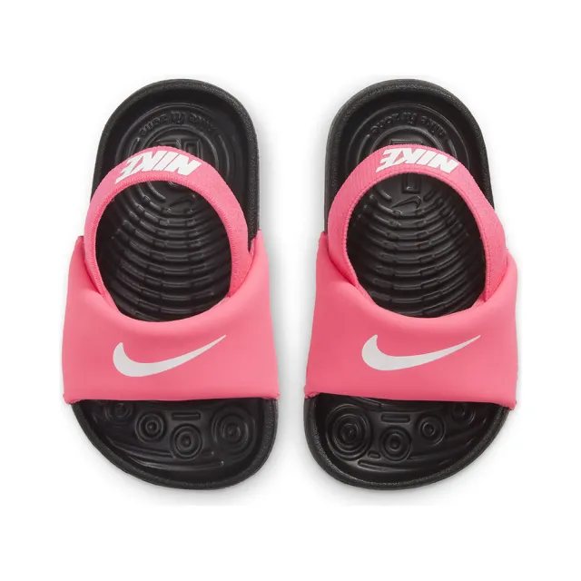 【NIKE 耐吉】KAWA SLIDE TD 涼拖鞋 童鞋  小童 運動 休閒 輕便 舒適 桃紅色(BV1094-610 ∞)