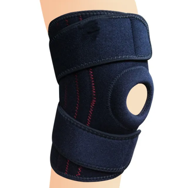 【PUSH!】戶外休閒用品加壓穩定支撐4根彈簧護膝 護具(護膝 H35 一入)