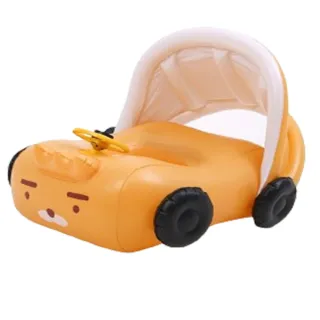 【YING SHUO】韓系兒童汽車造型可愛游泳坐圈(泳圈 坐艇 趴圈 玩水 寶寶 浮圈)