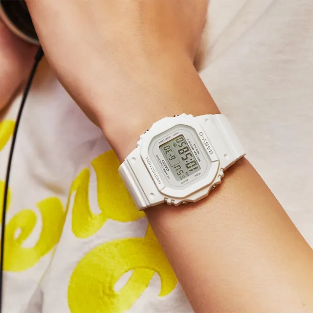 【CASIO 卡西歐】BABY-G 纖薄輕巧電子手錶 畢業 禮物(新版BGD-565U-7/舊版BGD-565-7)