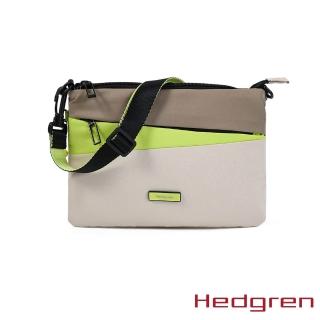 【Hedgren】母親節禮物 NOVA系列 HNOV08 ORBIT款式 側背扁方包(撞色綠)