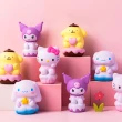 【SANRIO 三麗鷗】3D立體紓壓減壓桌面擺設可愛造型公仔-小款(凱蒂貓/美樂蒂/庫洛米/大耳狗/帕洽狗)